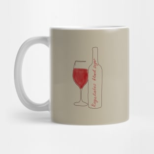 Benefits of red wine Mug